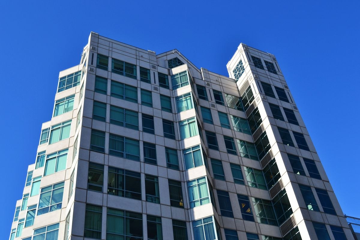 Commercial building exterior
