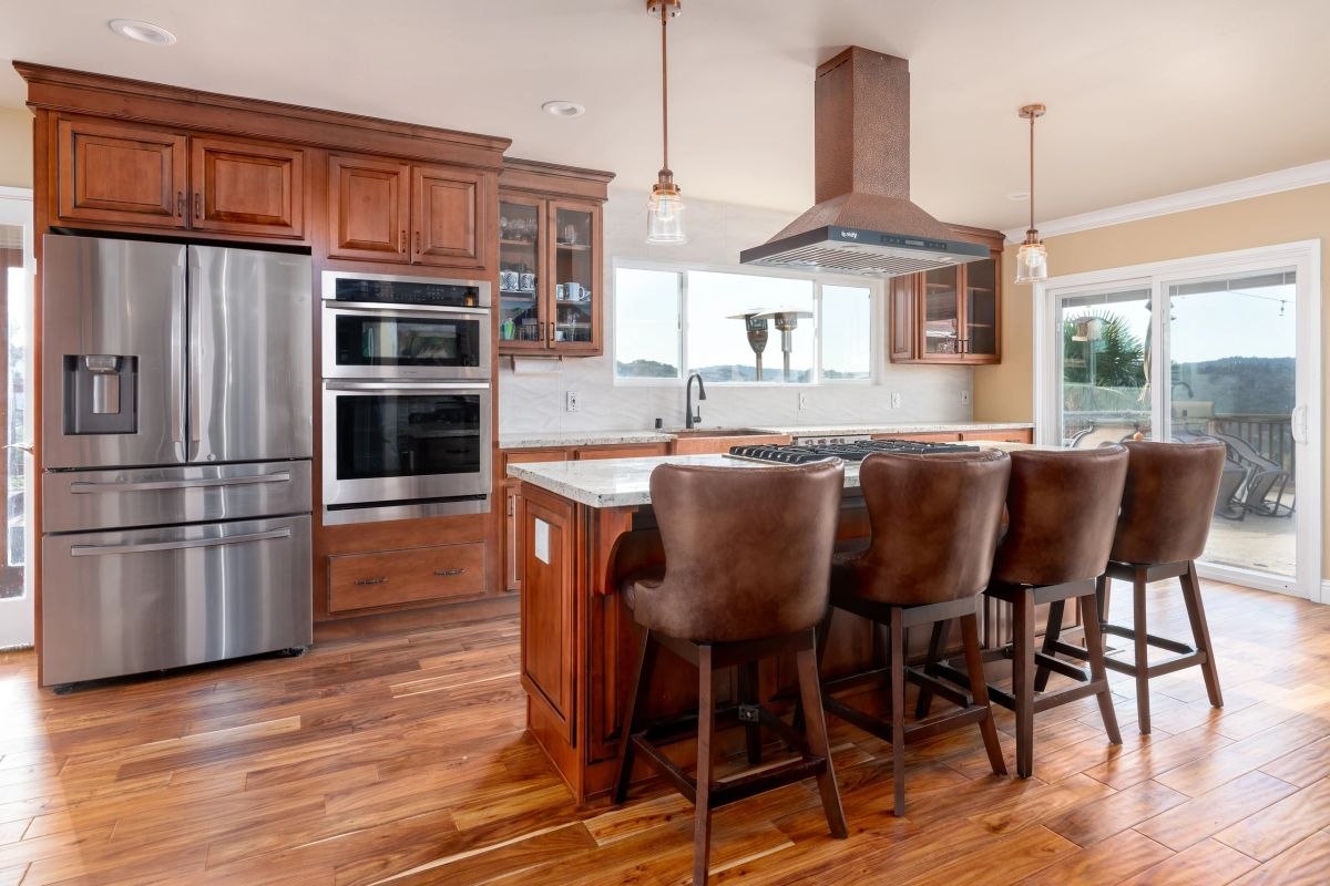 Kitchen remodel with custom island